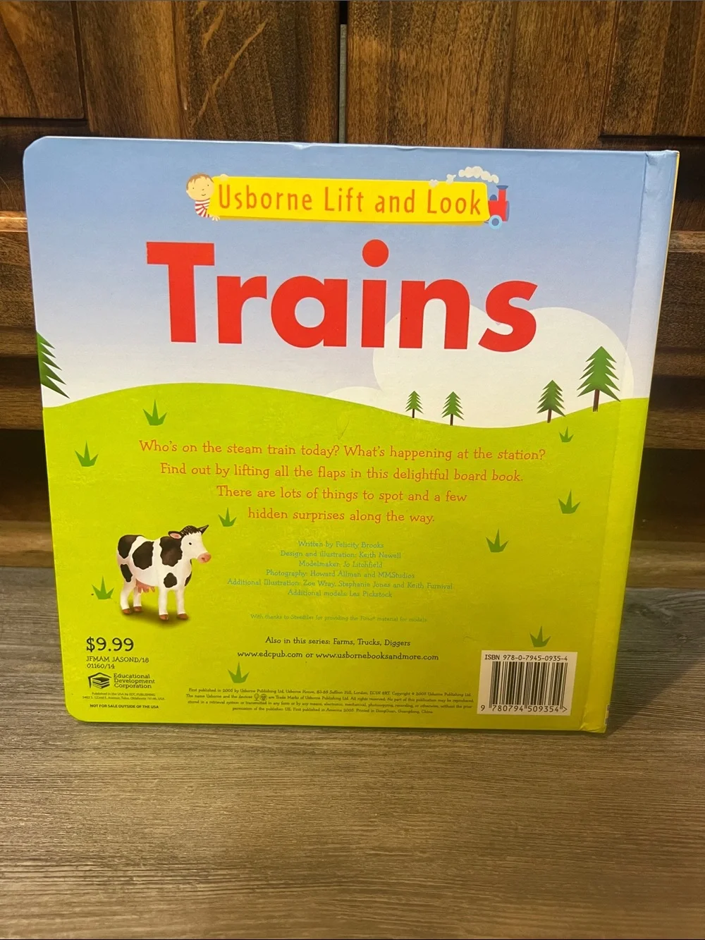 Usborne Trains Lift-and-Look Book
